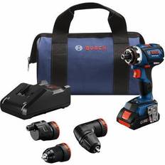 Bosch Screwdrivers Bosch 18V EC Brushless Connected-Ready Flexiclick 5-In-1 4.0Ah Drill/Driver System Kit