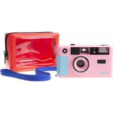 35mm film dubblefilm SHOW Reusable 35mm Film Camera with Flash (Pink)
