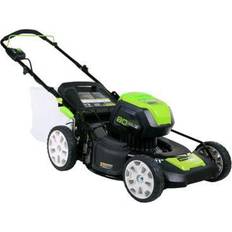 Cordless lawn mowers with batteries Lawn Mowers Greenworks 2500402 GLM801601 80V Pro Series 21" Lawn Mower Kit Battery Powered Mower
