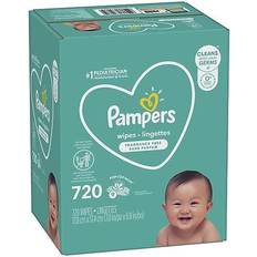 Procter & Gamble Baby Skin Procter & Gamble Pampers Baby Wipes Fragrance Free 9X Pop-Top 720 Count