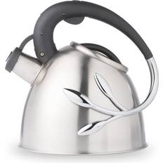 Brushed stainless steel kettle Whistling Tea Kettle