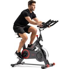 Fitness Machines Sunny Health & Fitness Premium Indoor Cycling Smart Stationary Bike with Exclusive SunnyFit App Black