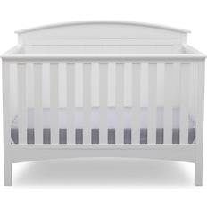 Bumpers Delta Children Archer Solid Panel 4-in-1 Convertible Baby Crib Greenguard Gold