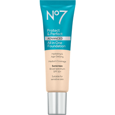 No7 Cosmetics No7 Protect & Perfect ADVANCED All in One Foundation 4 Warm Ivory
