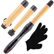 Curling wand CHI Interchangeable Curling Wand Set In Black