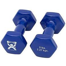 Cando Weights Cando vinyl coated dumbbell 5 lb Pair