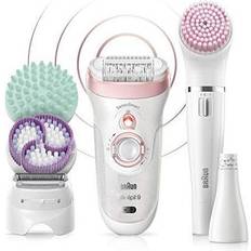 Hair Removal Procter & Gamble Braun Silk-Épil Beauty Set 9 9-985 Deluxe 7-in-1 Cordless Wet Dry Hair Removal Epilator for Women