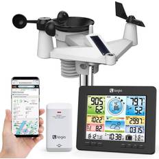 Thermometers & Weather Stations Logia 7-in-1 Wi-Fi Weather Station with Solar