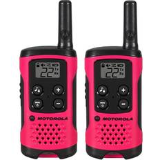 Motorola Talkabout T107 Alkaline 2-Way Radio in Neon Pink (12-Pack)