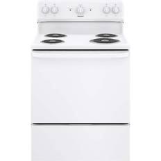 Electric induction cooker Hotpoint RBS160DM 5 Free Standing Electric Range Ranges White