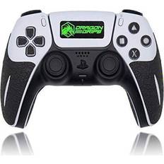 Controller Add-ons PS5 Dualsense Haptic Compatible Controller Grips - Black/White