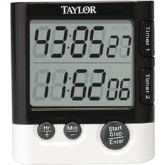 FM Alarm Clocks Taylor 5828 Dual-Event Digital Timer/Clock