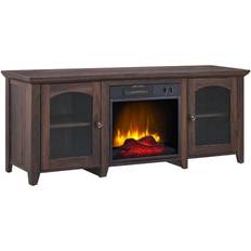 Hearthpro Media Electric Fireplace with Arch Doors