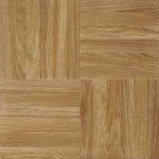 Self adhesive floor tiles Achim Nexus Oak Parquet 20-piece Self Adhesive Vinyl Floor Tile Set, Multicolor, 12X12