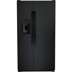 Black fridge freezer with water dispenser GE GSS25GGPBB 36" Black