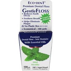 Dental Floss Eco-Dent Premium Gentle Floss with Essential Oils 100 Yards
