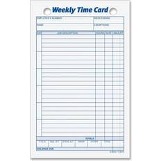 Calendars 3016 Employee Time 6-3/4, 100/Pack