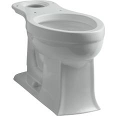 Blue Toilets Kohler Archer Comfort Height Collection K-4356-95 Floor Mounted Elongated Chair Toilet Bowl with Exposed Trapway in Ice