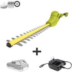 Pole cordless hedge trimmer Garden Power Tools Sun Joe 17 in. 24V iON Cordless Pole Hedge Trimmer Kit