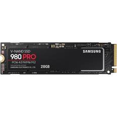 Samsung 980 pro Hard Drives Samsung 980 PRO 250GB Internal Gaming SSD PCIe Gen 4 x4 NVMe