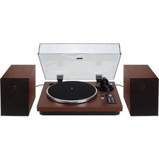 Brown Turntables iLive Turntable with Bluetooth Transmitter ITTB751DW Dark Walnut