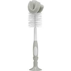 Dr. Brown s Baby Bottle Cleaning Brush with Sponge and Scrubber Gray