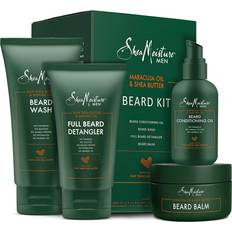 Shea Moisture Complete Beard Styling Set Maracuja Oils Conditioning Oil Balm Detangler Wash Gift Box