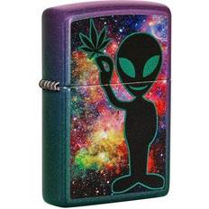 Zippo Alien Galaxy Design Iridescent Pocket Lighter, Purple
