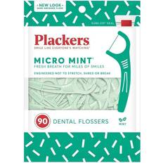 Flosser Picks Plackers Micro Mint Freshens Breath, Dental Mint, 270 Count