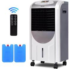 Air Coolers Costway Portable Air Cooler Fan with Heater and Humidifier Function