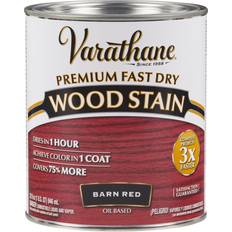Red Paint Varathane 307414 Premium Fast Dry Wood Stain, Quart Red