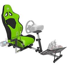 Gaming Accessories GEN3 Racing Wheel Stand Cockpit Green on Black Fits All Logitech G923