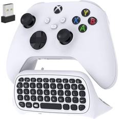  TiMOVO Green Backlight Keyboard for Xbox One, Xbox Series X/S,Wireless  Chatpad Message KeyPad with Headset & Audio Jack,Mini Game Keyboard Fit Xbox  One/One S/One Elite/2, 2.4G Receiver Included, Black : Videojuegos