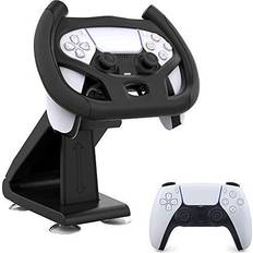 Wheels & Racing Controls PS5 Gaming Racing Wheel, Meagadream Steering Wheel with4 Table Suction Cup for Sony Playstation 5 Dualsense Controller