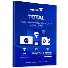 F-Secure Office Software F-Secure Total Security & VPN 2022 5 Geräte 2 Jahre
