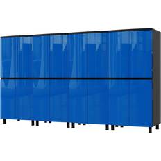Blue Garden Storage Units 10' Santorini Blue Premium Garage (Building Area )