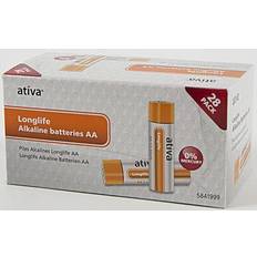 Ativa AA Premium Alkaline Batteries Pack of 28