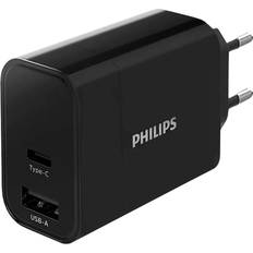 Philips Ladere Batterier & Ladere Philips USB-C og USB-A lader 30 W