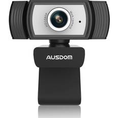 Ausdom 1080p webcam, aw33 full hd web cam with built-in noise reduction microphone stream usb web camera for zoom meeting, vide