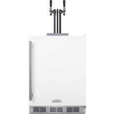 White Wine Coolers Summit 24" ADA Compliant Double Tap White