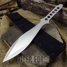 Sheath Knives 11.5" Silver Single Viper Throwing Knife Set