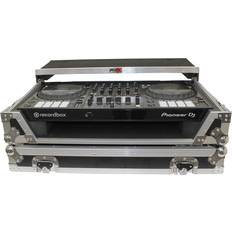 DJ Players ProX XS-DDJ1000W Case with Laptop Shelf for DDJ1000 Controller, Black/Silver