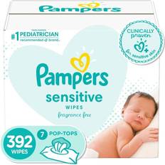 Procter & Gamble Baby Skin Procter & Gamble Pampers Sensitive Baby Wipes 392ct