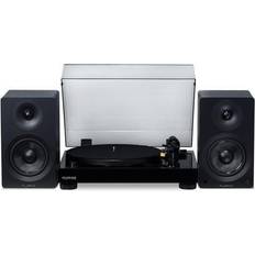 Turntable with speakers Fluance RT80 Vinyl Turntable and Ai41 Powered 5 Stereo Bookshelf Speakers