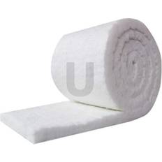 Insulation UniTherm Ceramic Fiber Insulation Blanket Roll, (8# Density, 2300°F) (1in.x24in.x25ft.)for Kilns, Ovens, Furnaces, Forges, Stoves