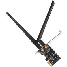 Wireless Network Cards SIIG Wireless 2T2R Dual Band WiFi Ethernet PCIe Card AC1200 1200Mbps High Speed Wi-Fi Data Rate 867Mbps on 5G, 300Mbps on 2.4G