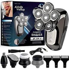 Shaver Replacement Heads AidallsWellup 5-in-1 Electric Head Shaver