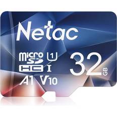 Netac P500 MicroSDHC Class 10 UHS-I U1 V10 A1 90/10 MB/s 32GB