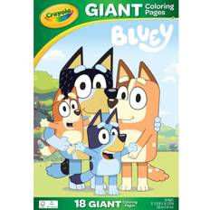 Coloring Books Crayola Bluey Giant Colouring Pages