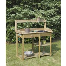 Potting Benches Convenience Concepts Deluxe Potting Bench with
